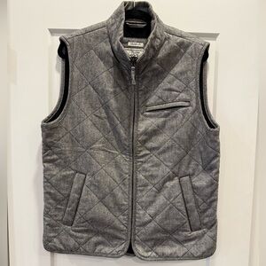 Jos. A. Bank 1905 Gray Quilted Vest - Men’s Meidum